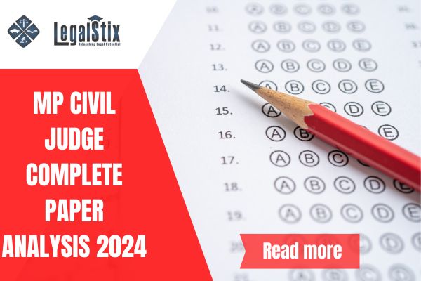MP Civil Judge Complete Paper Analysis 2024
